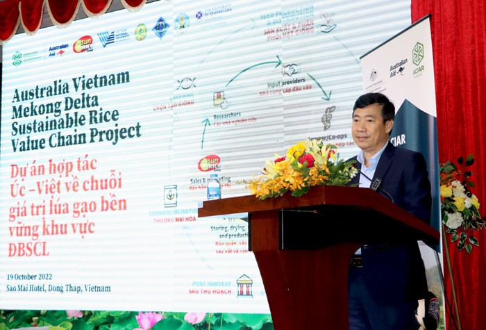 Khởi động Dự án hợp tác Úc - Việt về chuỗi giá trị lúa gạo bền vững tại Đồng Tháp