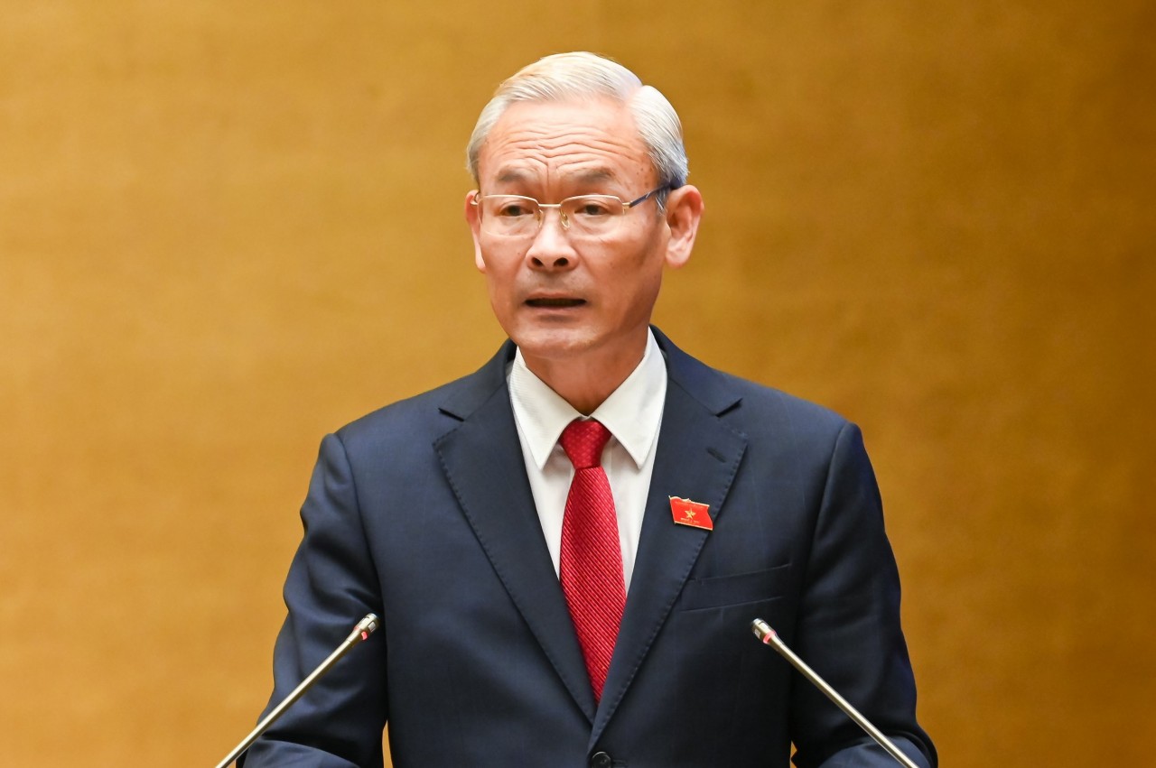 Chủ nhiệm Uỷ ban Tài chính ngân sách Nguyễn Phú Cường.