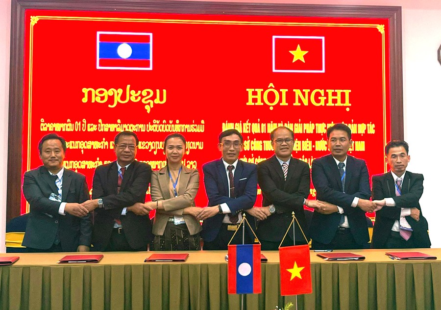 Tăng cường hợp tác giữa Sở Công thương Điện Biên với Sở Công thương 6 tỉnh Bắc Lào