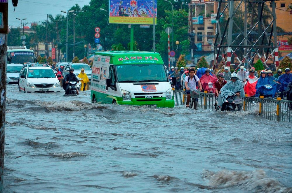 Cảnh báo nguy cơ ngập úng do triều cường tại khu vực ven biển Đông Nam Bộ