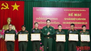 Sơn La bế mạc tập huấn nghiệp vụ cho các đồng chí học viên Lào