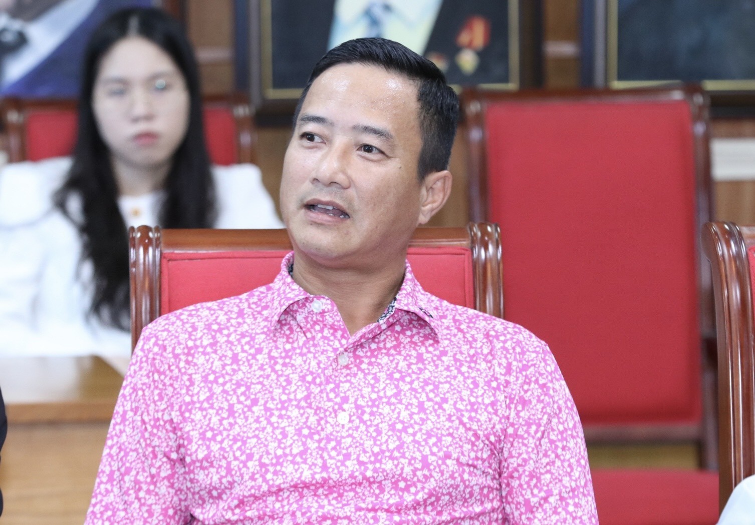 Ông Lê Duy Thanh, Tổng Giám đốc Công ty CP Ngân Hà trao đổi tại tọa đàm (Ảnh: Thu Hà).