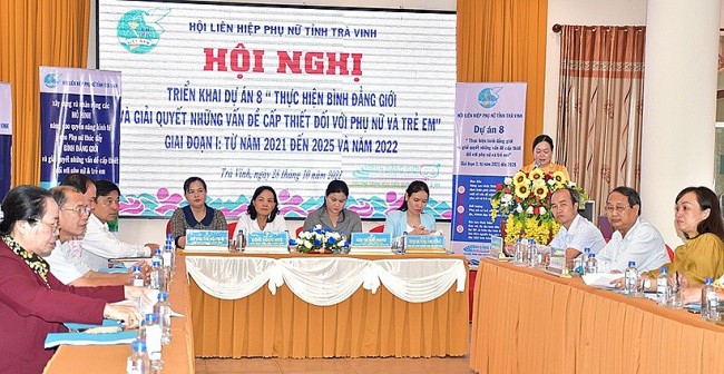Trà Vinh triển khai 4 nội dung thực hiện bình đẳng giới và giải quyết những vấn đề cấp thiết đối với phụ nữ và trẻ em