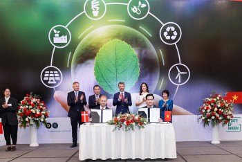 Doanh nghiệp Việt Nam và Đan Mạch ký kết 14 biên bản hợp tác về kinh tế xanh
