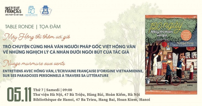 Mây Hồng thì thầm với gió - Trò chuyện cùng nhà văn người Pháp gốc Việt Hồng Vân