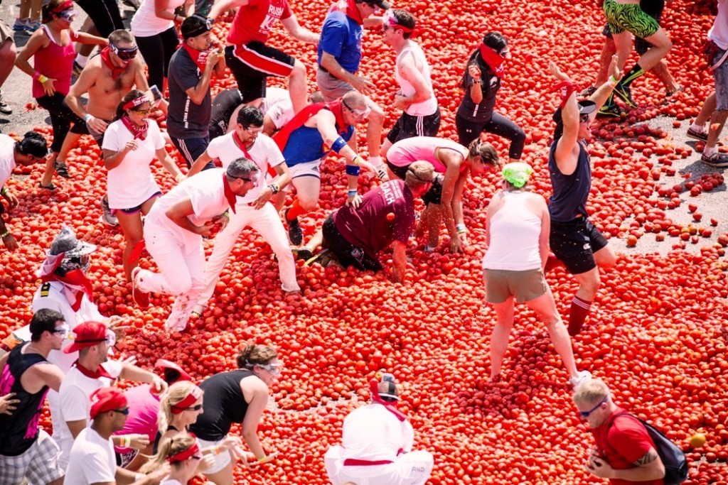 Lễ hội cà chua (Ảnh: bigbreaks)