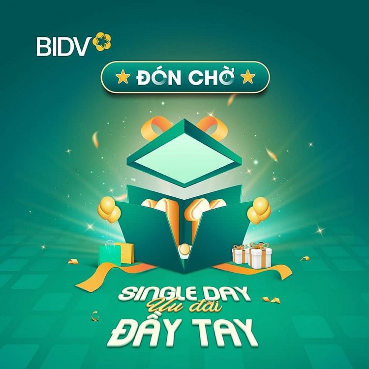 11/11 - Single Day, BIDV tặng bạn ưu đãi đầy tay