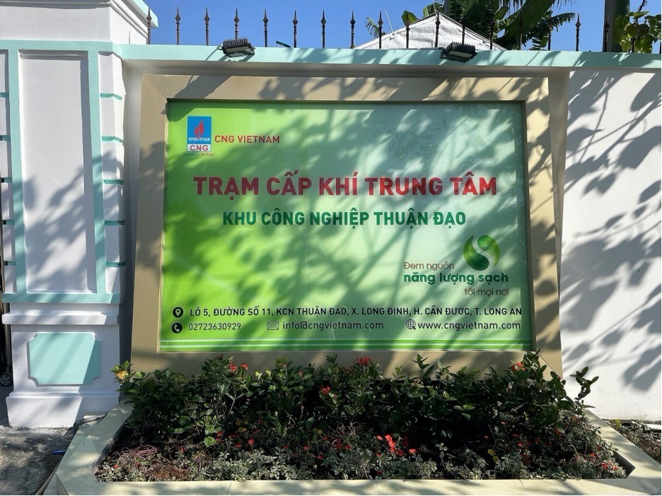 Trạm cấp khí trung tâm khu công nghiệp Thuận Đạo, tỉnh Long An, sắp có thêm chức năng mới, góp phần cung cấp LNG ra thị trường.