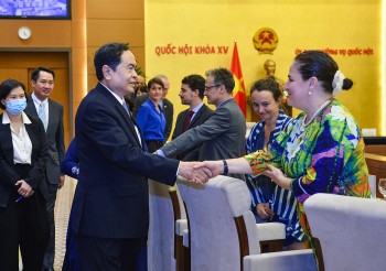 Phó Chủ tịch Thường trực Quốc hội Trần Thanh Mẫn dự gặp mặt các Đại sứ, Trưởng đại diện các tổ chức Pháp ngữ