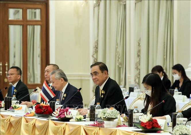 Chủ tịch nước Nguyễn Xuân Phúc hội đàm với Thủ tướng Thái Lan Prayut Chan-o-cha