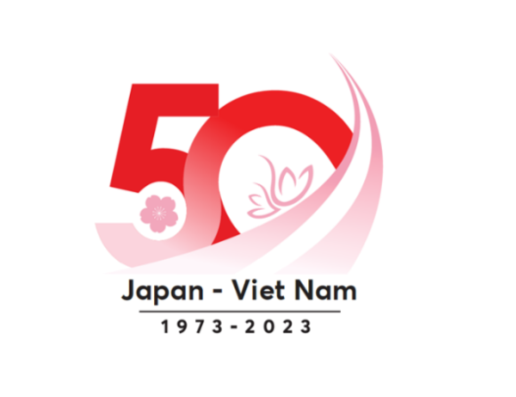 Quyết định logo kỷ niệm 50 năm thiết lập quan hệ ngoại giao Nhật ...
