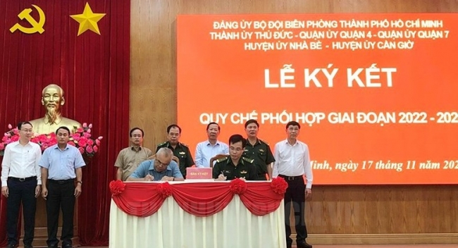 TPHCM: Phối hợp xây dựng thế trận biên phòng toàn dân vững mạnh, bảo vệ an ninh vùng biển, cửa khẩu cảng