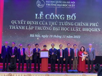 Công bố quyết định thành lập trường Đại học Luật thuộc Đại học Quốc gia Hà Nội