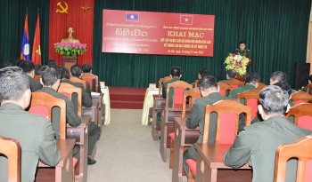 Khai mạc lớp tập huấn thông tin đại chúng và kỹ thuật in cho cán bộ quân đội Lào