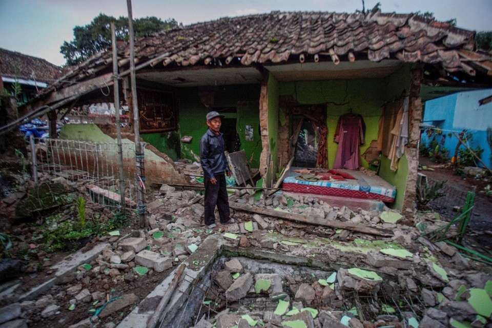 Điện chia buồn về trận động đất xảy ra tại tỉnh Tây Java, Indonesia