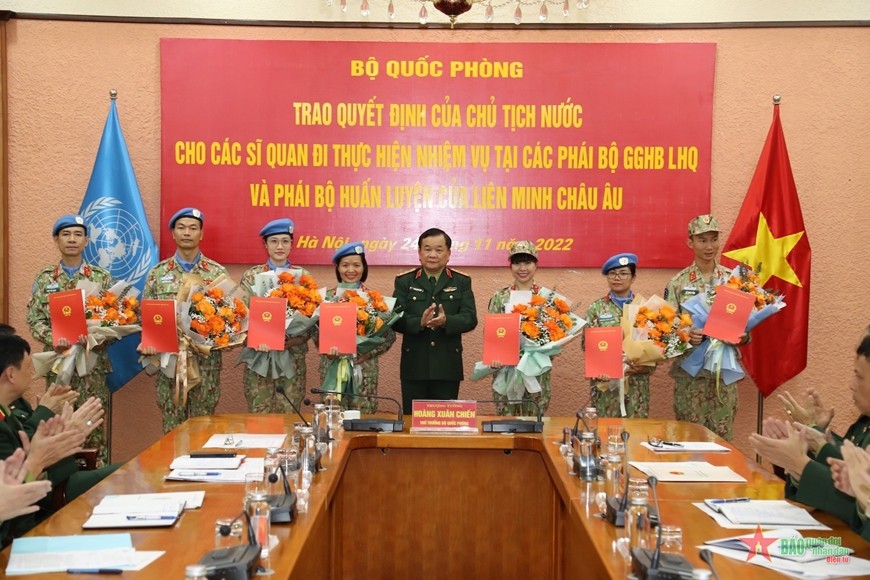 Việt Nam lần đầu cử sỹ quan gìn giữ hòa bình tham gia phái bộ của EU | Chính trị | Vietnam+ (VietnamPlus)