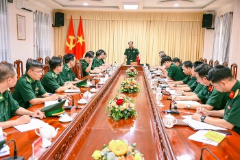 Cục Quân huấn kiểm tra tại Bộ đội Biên phòng tỉnh Kiên Giang