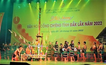 Nhiều ấn tượng tại Liên hoan Văn hóa cồng chiêng tỉnh Đắk Lắk năm 2022