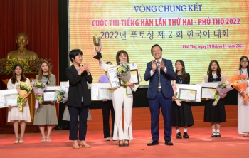 Chung kết Cuộc thi tiếng Hàn lần thứ hai - Phú Thọ năm 2022