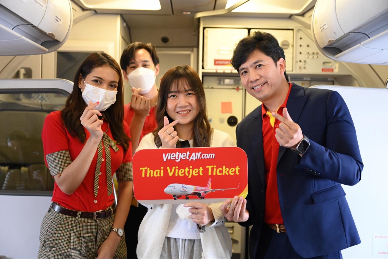 Vietjet khôi phục đường bay thẳng duy nhất giữa Đà Lạt và Băng Cốc với giá chỉ từ 360.000đ