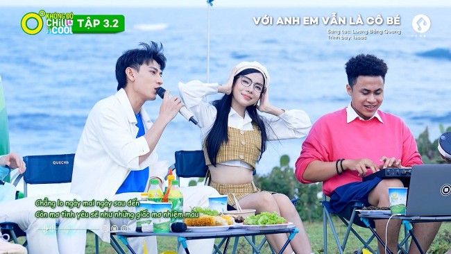 LyLy, Isaac “ngộp” với loạt câu hỏi khó vẫn chill hết mình để giải nhiệt cuộc sống bất chấp thời tiết