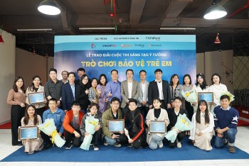 trao giai cuoc thi sang tao y tuong tro choi tro choi bao ve tre em