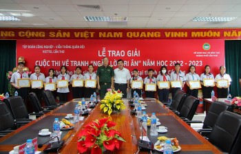 Trên 5.000 bức tranh tham gia Cuộc thi “Ngàn lời tri ân” tại TP Cần Thơ