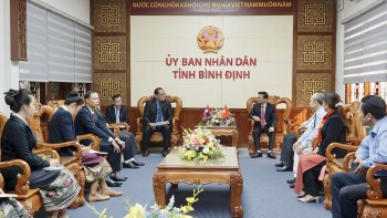 Hai tỉnh Bình Định và Champasak (Lào) chia sẻ kinh nghiệm, tăng cường hợp tác trong lĩnh vực tư pháp