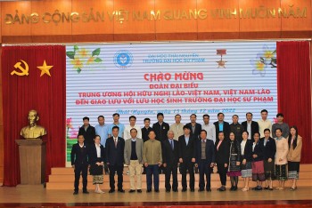 Gặp mặt, giao lưu với lưu học sinh Lào đang học tập tại Thái Nguyên