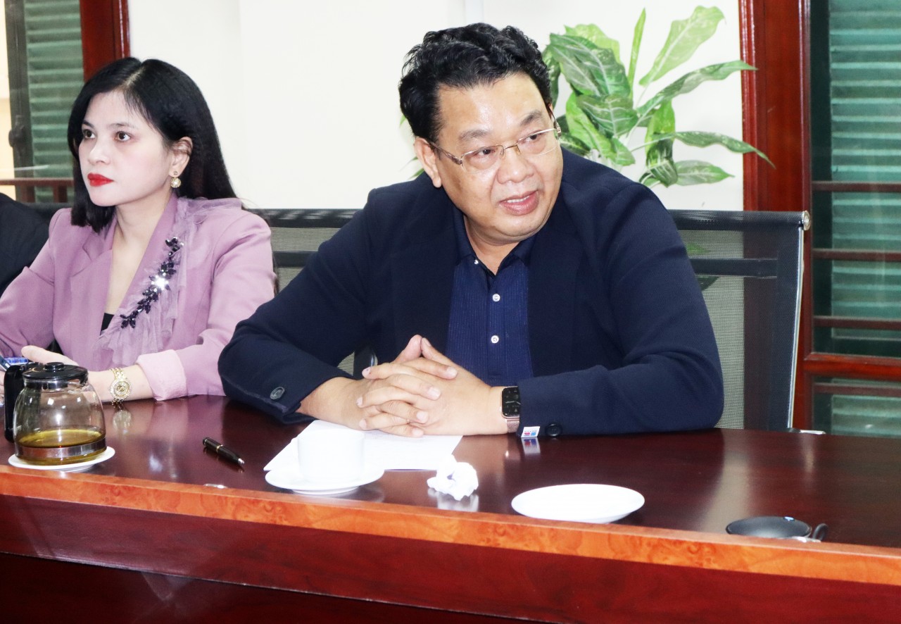 Ông Nguyễn Xuân Hùng, Chủ nhiệm Câu lạc bộ Doanh nghiệp Việt Nam - Brazil phát biểu tại Hội nghị (Ảnh: Thành Luân).