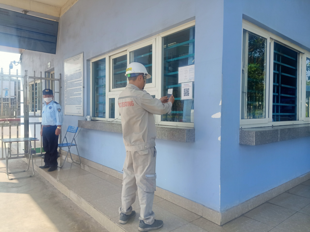 Ứng dụng công nghệ AI trong quản lý đơn vị ngoài đến làm việc tại NMNĐ Nghi Sơn 1