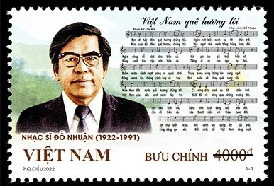 Phát hành bộ tem “Kỷ niệm 100 năm sinh nhạc sĩ Đỗ Nhuận"