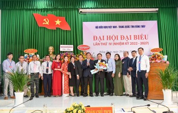 Ông Hồ Văn Thống được bầu giữ chức Chủ tịch Hội hữu nghị Việt Nam - Trung Quốc tỉnh Đồng Tháp