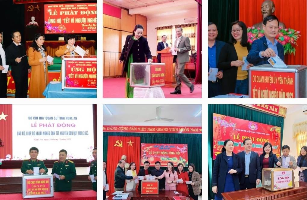 Năm 2022, Nghệ An đã kêu gọi ủng hộ trên 615 tỷ đồng cho công tác an sinh xã hội