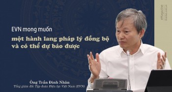 Tổng giám đốc Trần Đình Nhân: EVN mong muốn một hành lang pháp lý đồng bộ và có thể dự báo được