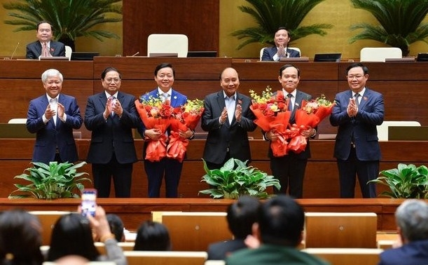 Phê chuẩn đề nghị bổ nhiệm hai Phó Thủ tướng nhiệm kỳ 2021-2026