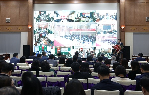 Hội nghị trực tuyến toàn Ngành triển khai nhiệm vụ năm 2023 của BHXH Việt Nam (Ảnh: BHXH Việt Nam).