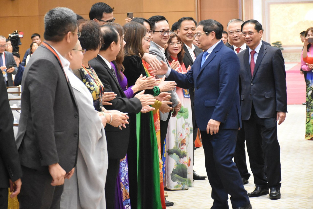 Thủ tướng Phạm Minh Chính: Chính phủ thấu hiểu tấm lòng, ước nguyện của bà con kiều bào