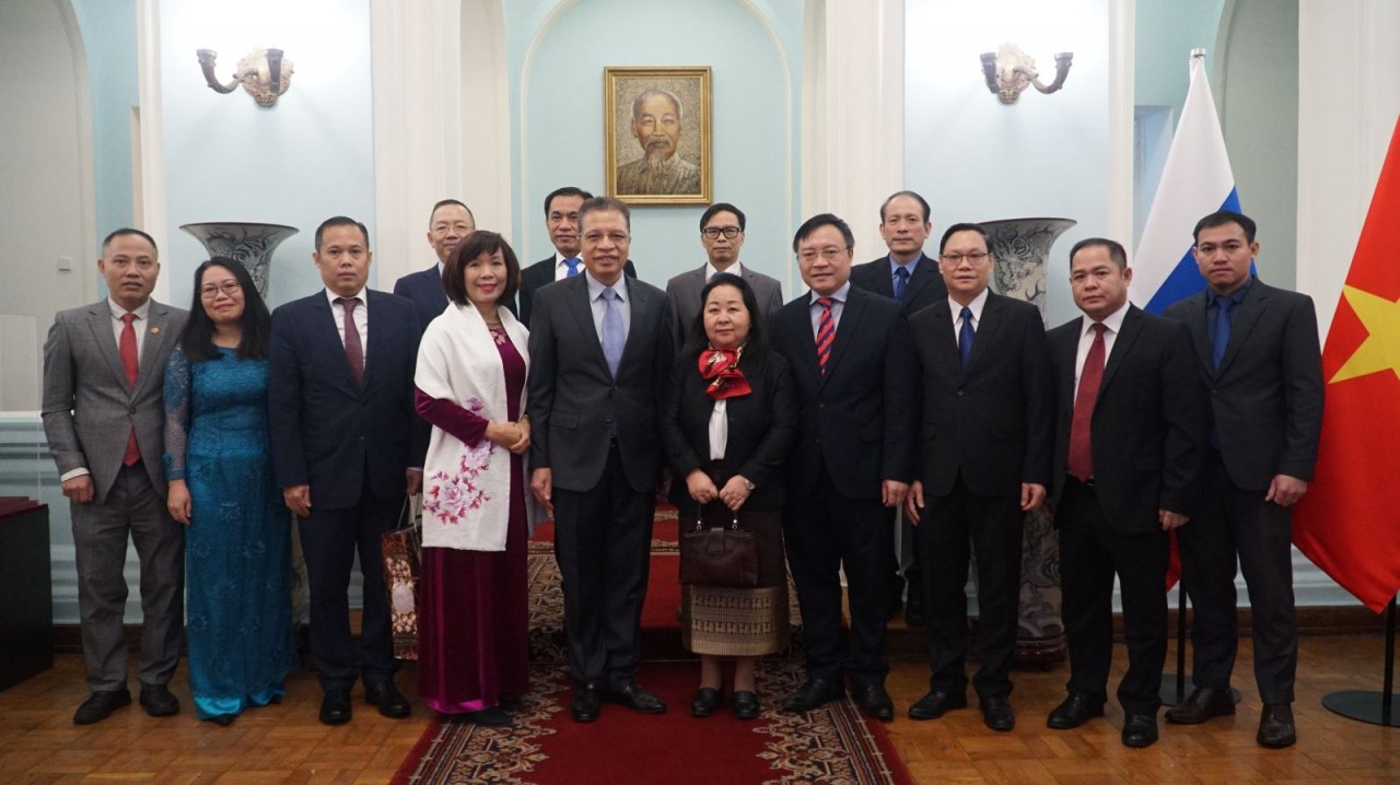 Đại sứ quán CHDCND Lào tại LB Nga chúc Tết cổ truyền của Việt Nam