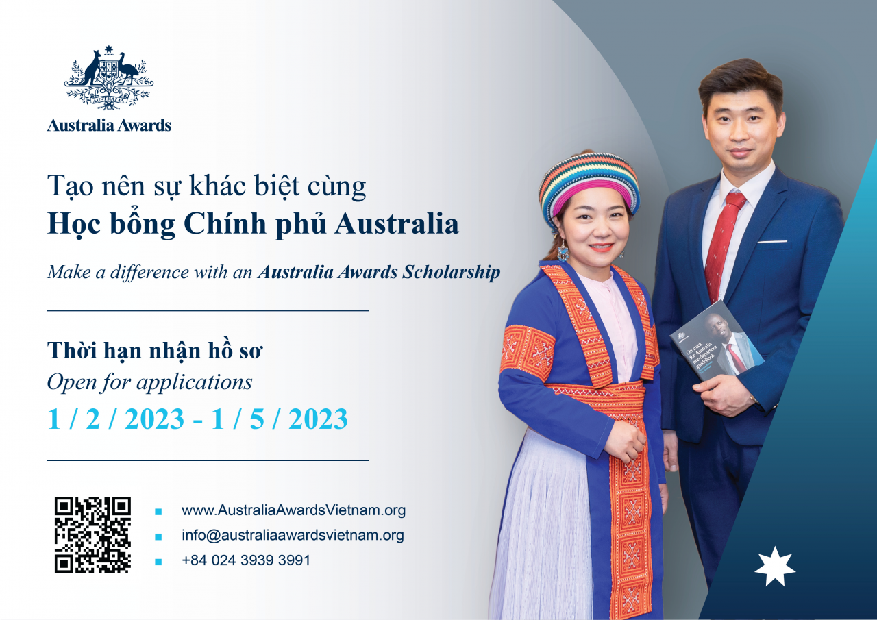 Chương trình Học bổng Chính phủ Australia bắt đầu nhận hồ sơ Chương trình Học bổng Chính phủ Australia bắt đầu nhận hồ sơ