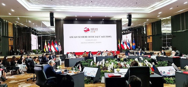 Họp trù bị cho Hội nghị hẹp Bộ trưởng Ngoại giao ASEAN