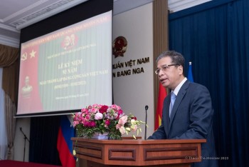 Đại sứ quán Việt Nam tại Nga tổ chức lễ kỷ niệm 93 năm Ngày thành lập Đảng