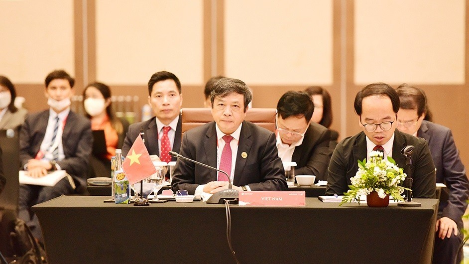Thứ trưởng Bộ Văn hóa, Thể thao và Du lịch Đoàn Văn Việt tham dự Hội nghị Bộ trưởng Du lịch ASEAN-Nga lần thứ hai. (Ảnh: vietnamtourism.gov.vn)