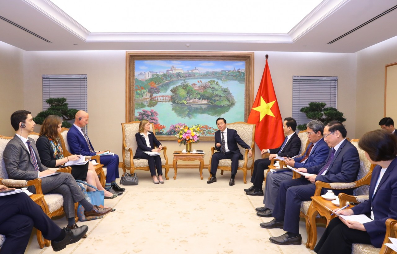 Phó Thủ tướng Trần Hồng Hà tiếp Trưởng đại diện UNDP, Giám đốc USAID tại Việt Nam