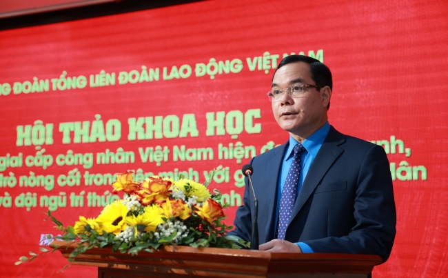 Phát huy vai trò nòng cốt của giai cấp công nhân trong khối liên minh