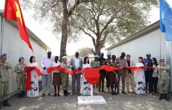 Lan tỏa hình ảnh Việt Nam tại Phái bộ UNISFA khu vực Abyei