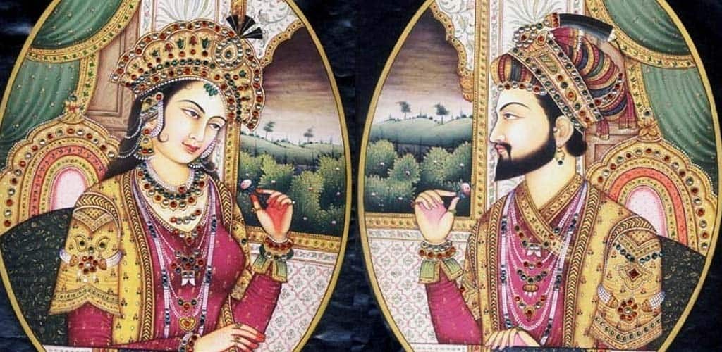Hoàng đế Shah Jahan và hoàng hậu Mumtaz Mahal (Ảnh: Agraone). 