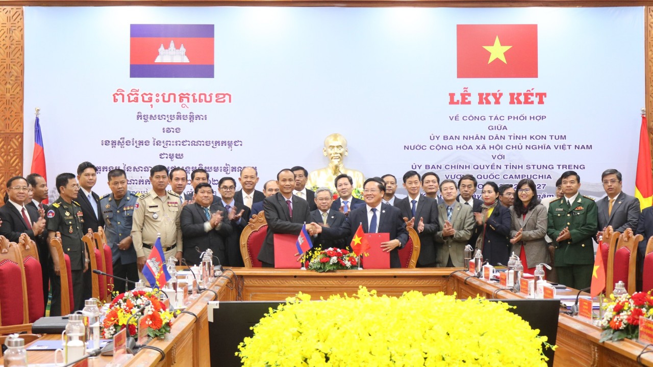 Tăng cường quan hệ đối ngoại giữa tỉnh Kon Tum với các tỉnh Nam Lào và Đông Bắc Campuchia