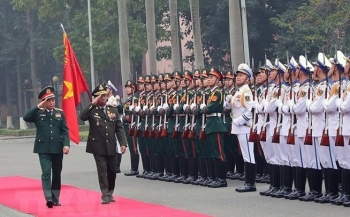 Việt Nam - Campuchia thúc đẩy hợp tác trên lĩnh vực quốc phòng