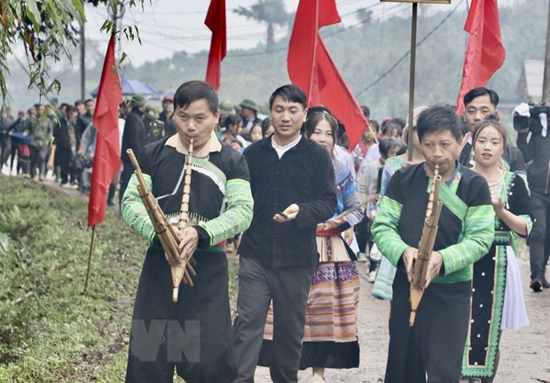 Yên Bái: Độc đáo lễ hội cúng rừng của đồng bào dân tộc Mông ở Nà Hẩu | Lễ hội | Vietnam+ (VietnamPlus)